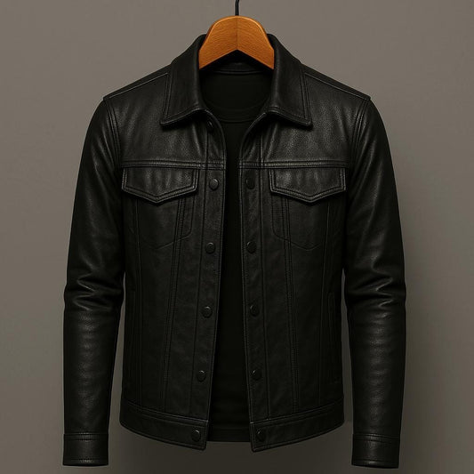 B&G Leather Jacket Minha loja Black XS 