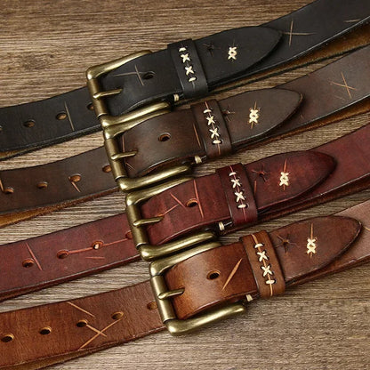 EVEREST FULL-GRAIN LEATHER BELT