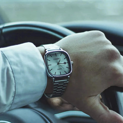 C A S I O Luxurious 36mm Watch - Water Resistant | Transferred steel Relógio CASIO Luxurious 36mm - Unissex Resistente à água | Aço Inoxidável Minha loja 