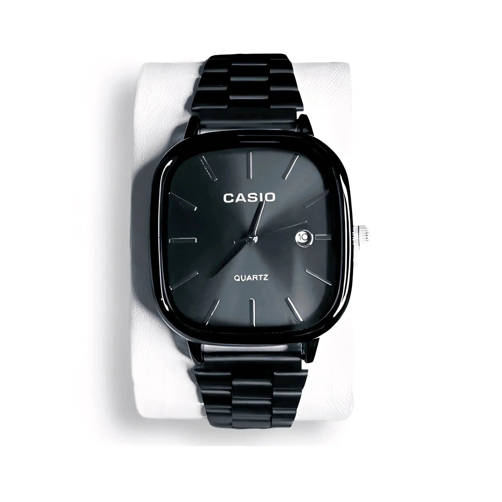 C A S I O Luxurious 36mm Watch - Water Resistant | Transferred steel Relógio CASIO Luxurious 36mm - Unissex Resistente à água | Aço Inoxidável Minha loja Black 