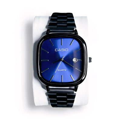 C A S I O Luxurious 36mm Watch - Water Resistant | Transferred steel Relógio CASIO Luxurious 36mm - Unissex Resistente à água | Aço Inoxidável Minha loja Blue 
