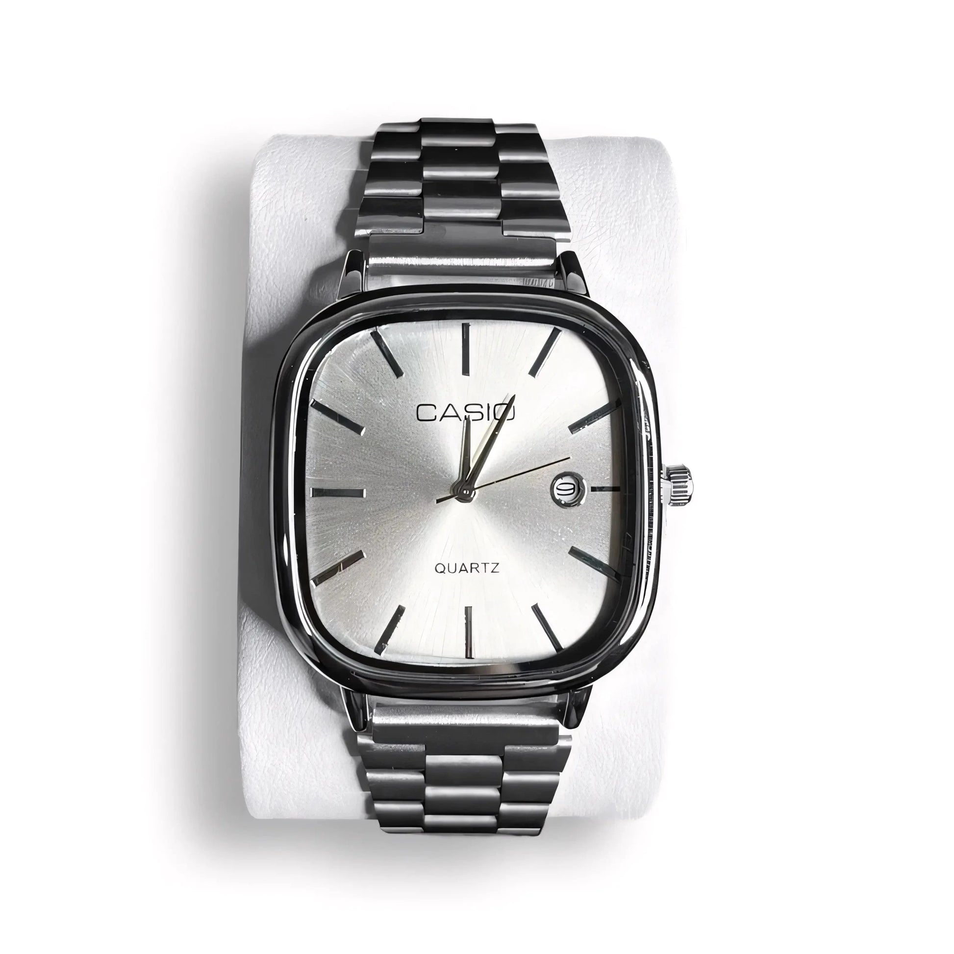 C A S I O Luxurious 36mm Watch - Water Resistant | Transferred steel Relógio CASIO Luxurious 36mm - Unissex Resistente à água | Aço Inoxidável Minha loja Silver 