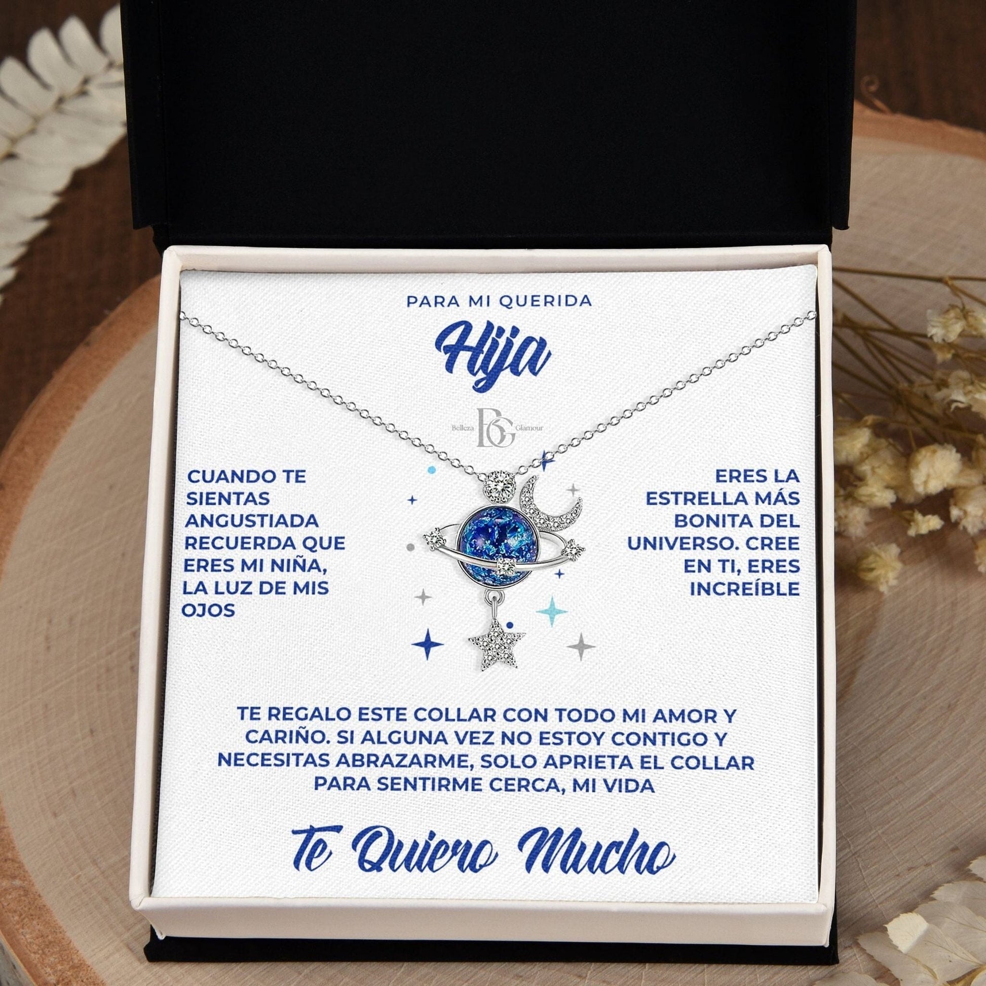 Collar de Estrella | Acabado en Plata | Para Mi Querida Hija Minha loja 