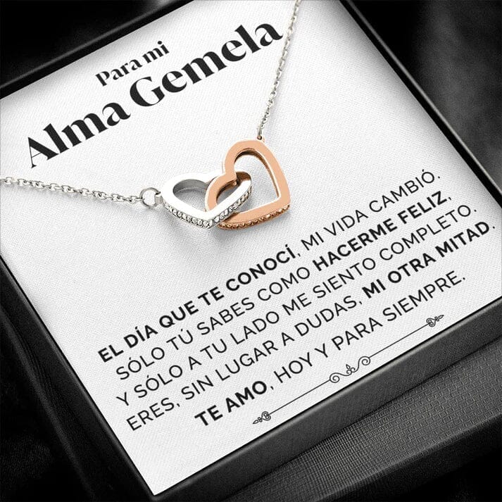 Collar with dedication card Minha loja For my love 