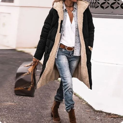 CosyChic Bliss Long Coat Minha loja Black S 