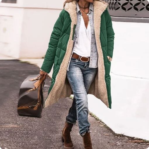 CosyChic Bliss Long Coat Minha loja Green M 