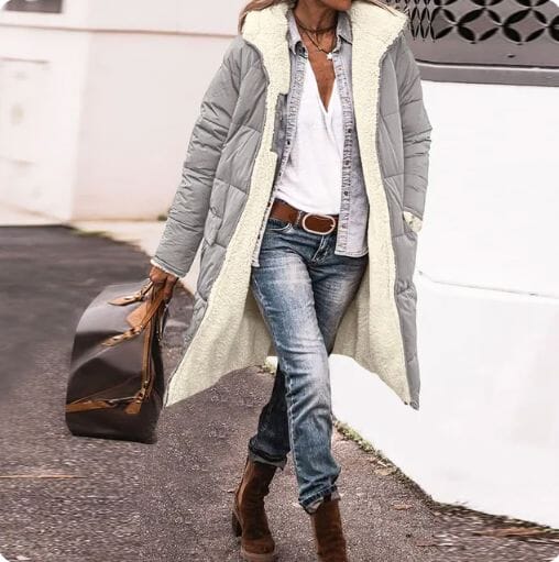 CosyChic Bliss Long Coat Minha loja Grey XL 