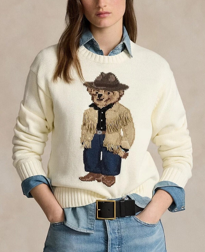 L.R Sweater | Bear Hat