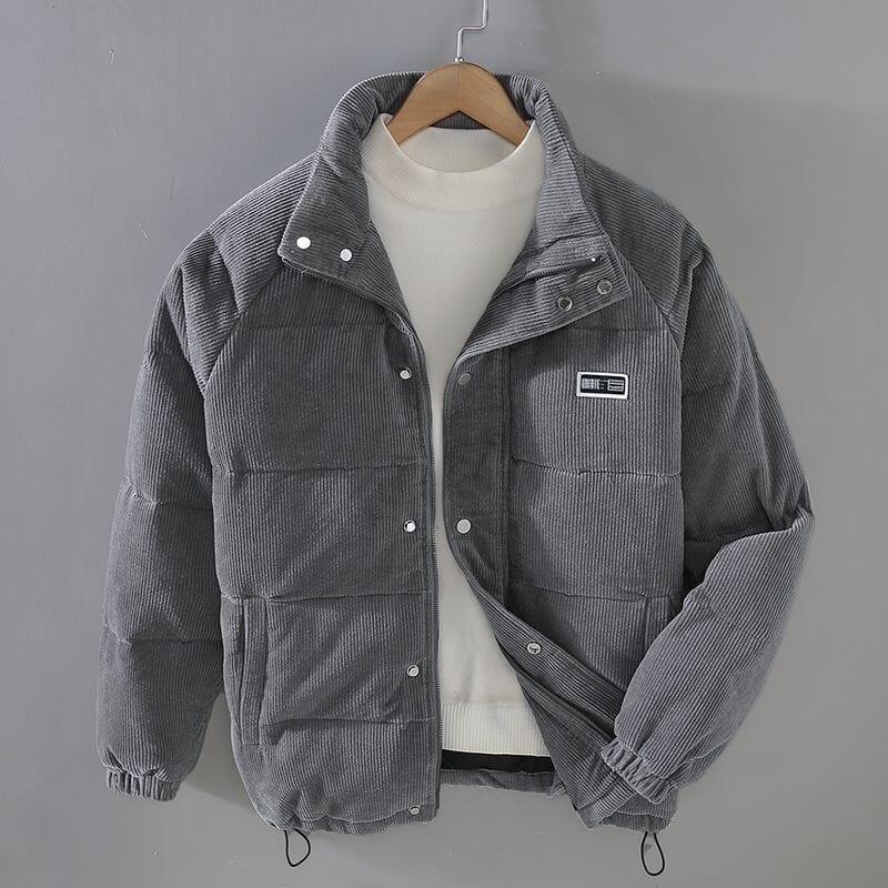 Ethan | Corduroy Jacket™ Jacket & Coats Minha loja Gray S 