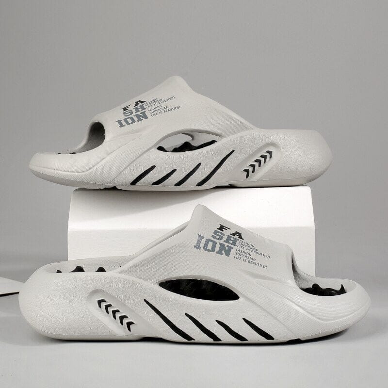 Ethan™ | Soothing Massage Slippers Slippers Minha loja Grey Black 38 