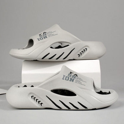 Ethan™ | Soothing Massage Slippers Slippers Minha loja Grey Black 38 