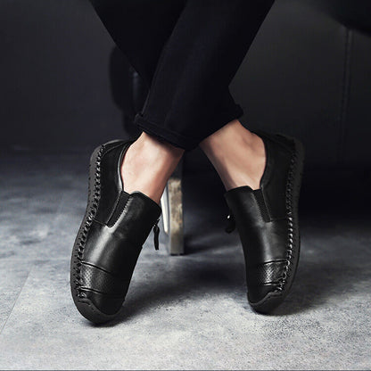 Marino Genuine Leather Slip-On Shoes