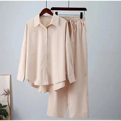 George™ | Vintage Pants Set Dresses Minha loja Apricot M 