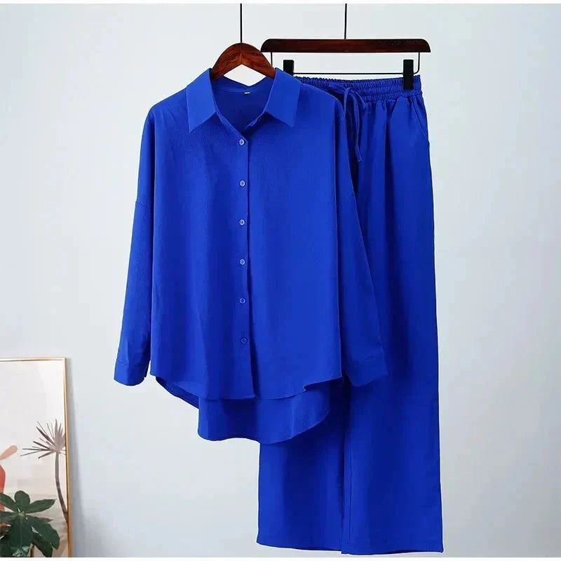 George™ | Vintage Pants Set Dresses Minha loja Blue 2XL 