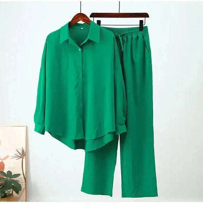George™ | Vintage Pants Set Dresses Minha loja Green S 