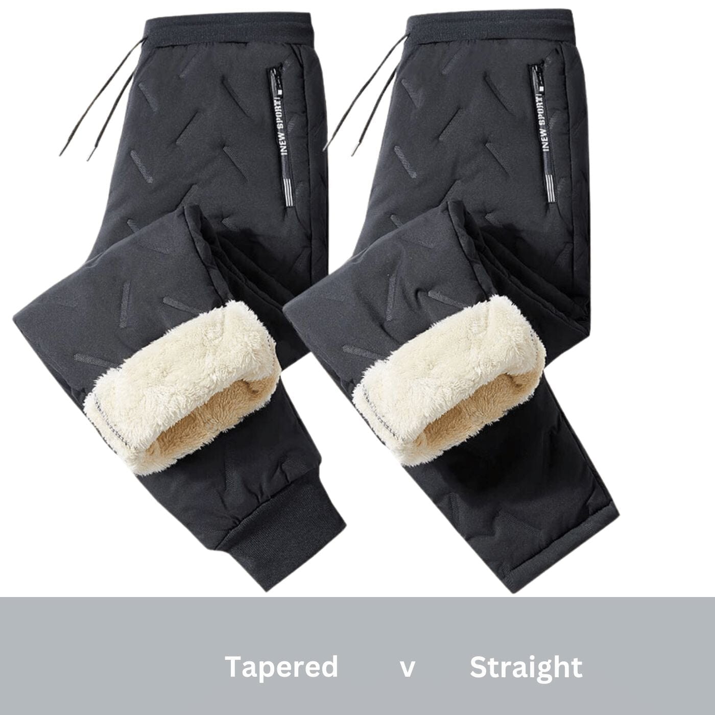 Glamour Weatherproof Fleece Lined Pants Fleece Joggers Minha loja 