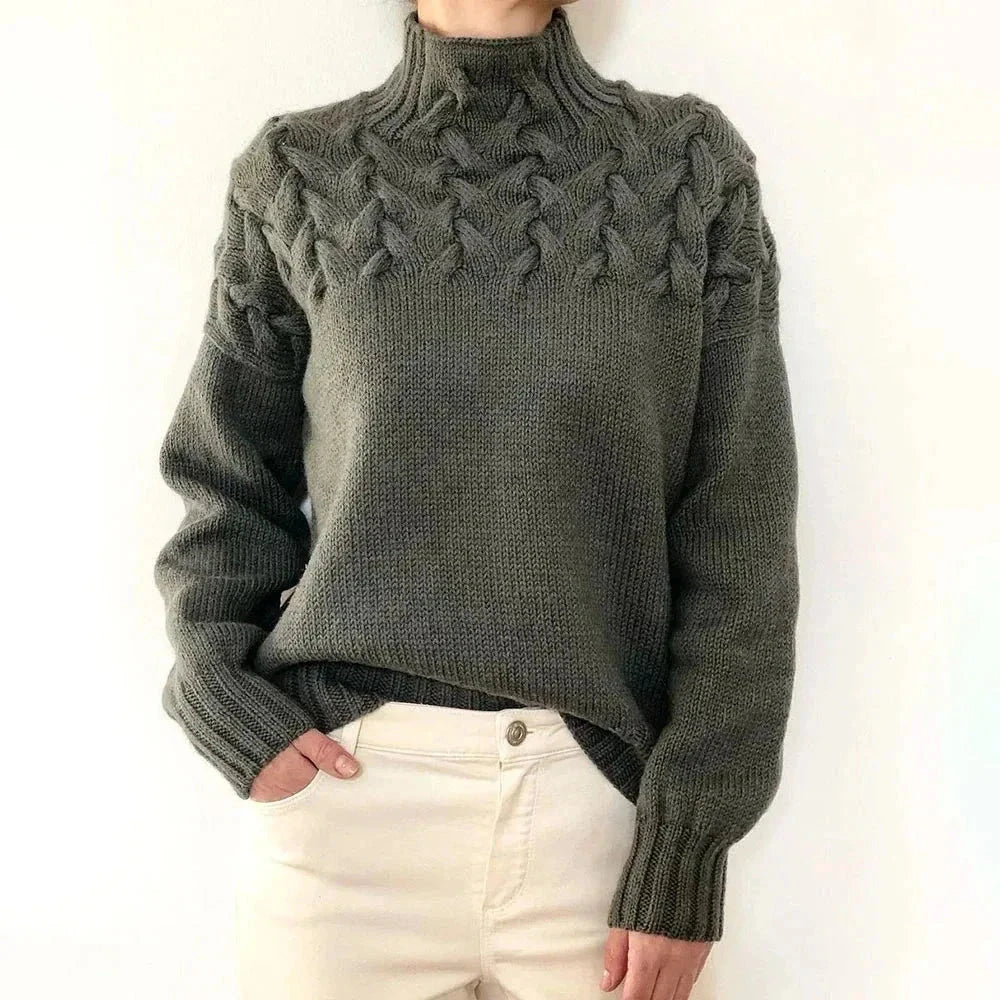 Grace-Elegant Sweater Sweater Minha loja Grey S 