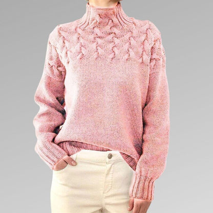 Grace-Elegant Sweater Sweater Minha loja Pink S 