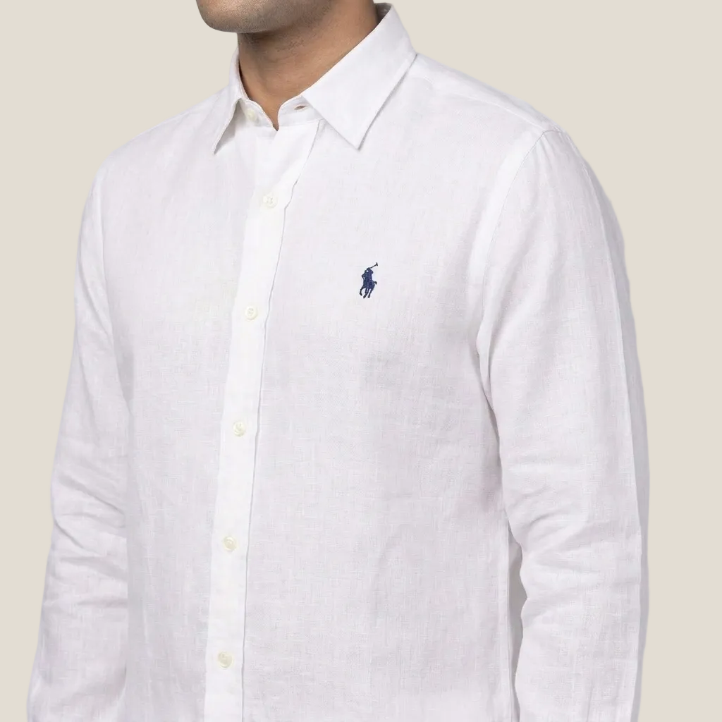 Ralph Lauren Linen/Remi Blend Shirt, White