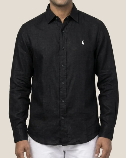 Ralph Lauren Linen/Remi Blend Shirt, Black