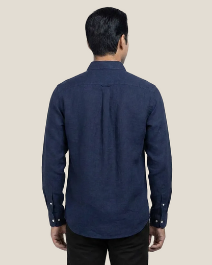 Ralph Lauren Linen/Remi Blend Shirt, Navy