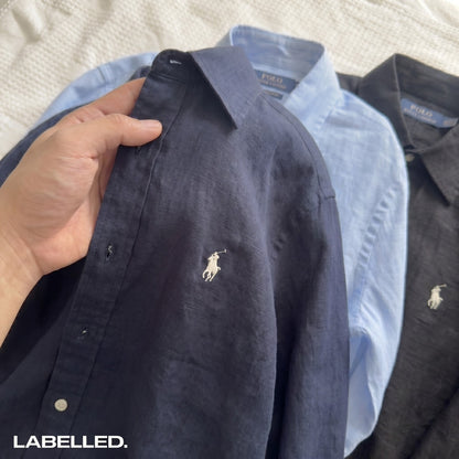 Ralph Lauren Linen/Remi Blend Shirt, Navy