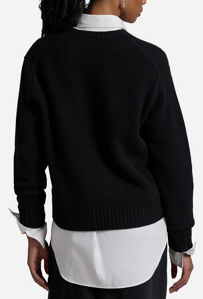 L.R Sweater  | Black Polo Bear