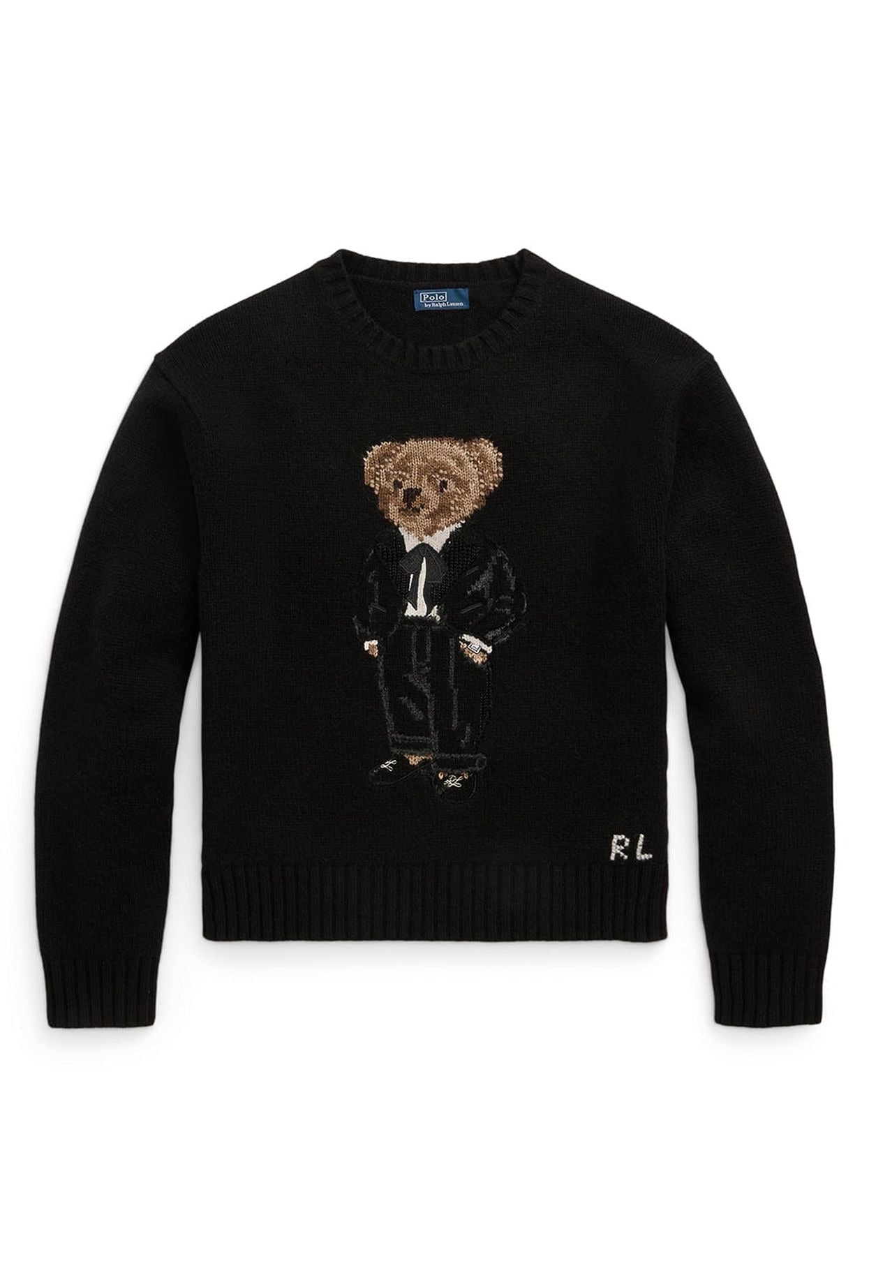 L.R Sweater  | Black Polo Bear