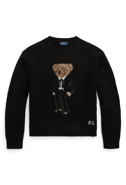L.R Sweater  | Black Polo Bear