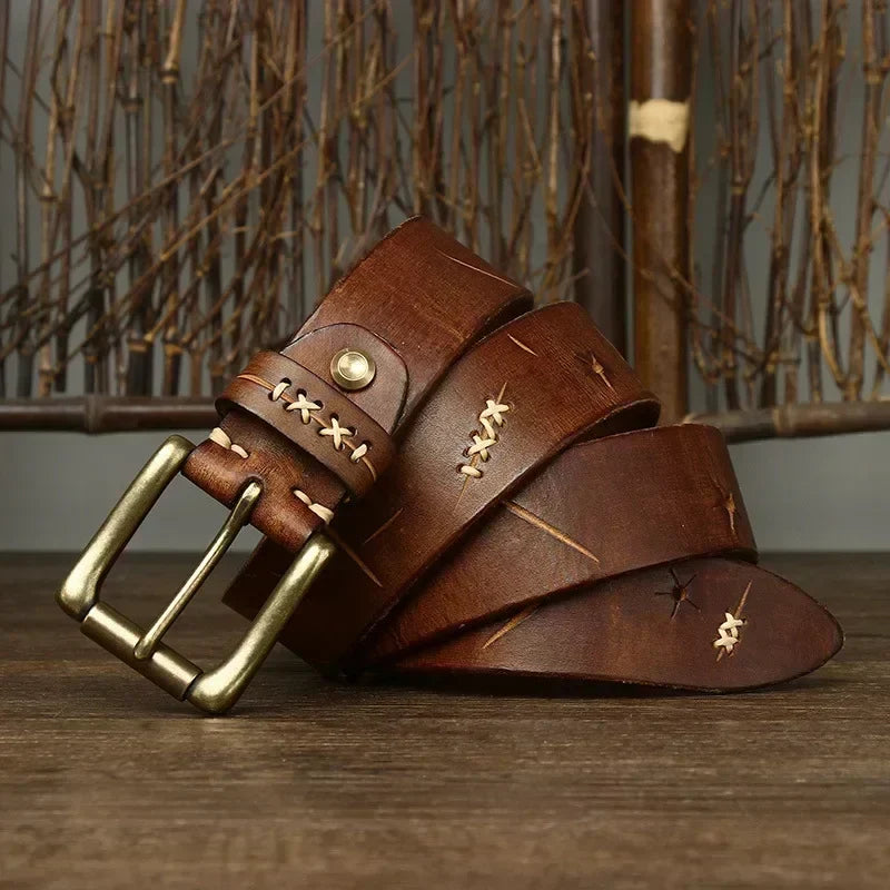EVEREST FULL-GRAIN LEATHER BELT