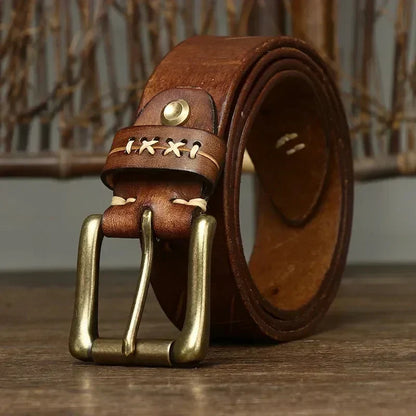EVEREST FULL-GRAIN LEATHER BELT