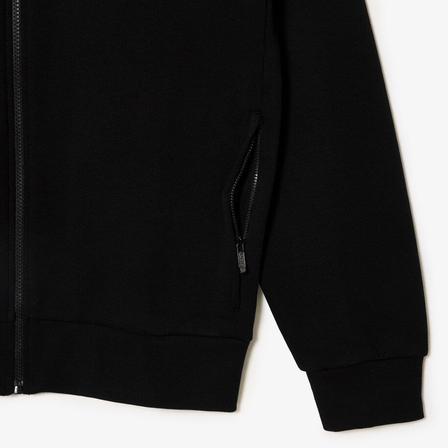 Bluza z czesanej dzianiny polarowej zapinana na całej długości na zamek