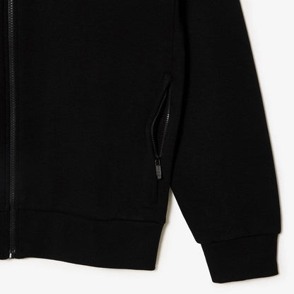 Bluza z czesanej dzianiny polarowej zapinana na całej długości na zamek