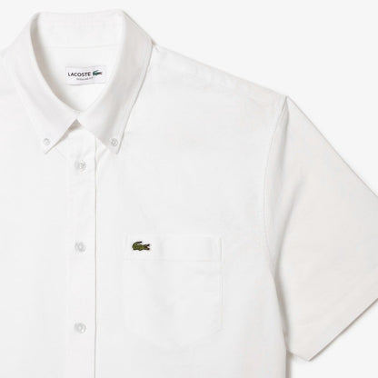 Camisa Oxford de manga curta