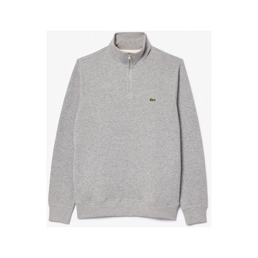 Zippered Stand Up Collar Sweat