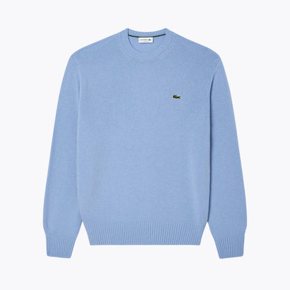 LC Carded Wool Crew Neck Sweater LC Carded Wool Crew Neck Sweater Minha loja Pale blue S 