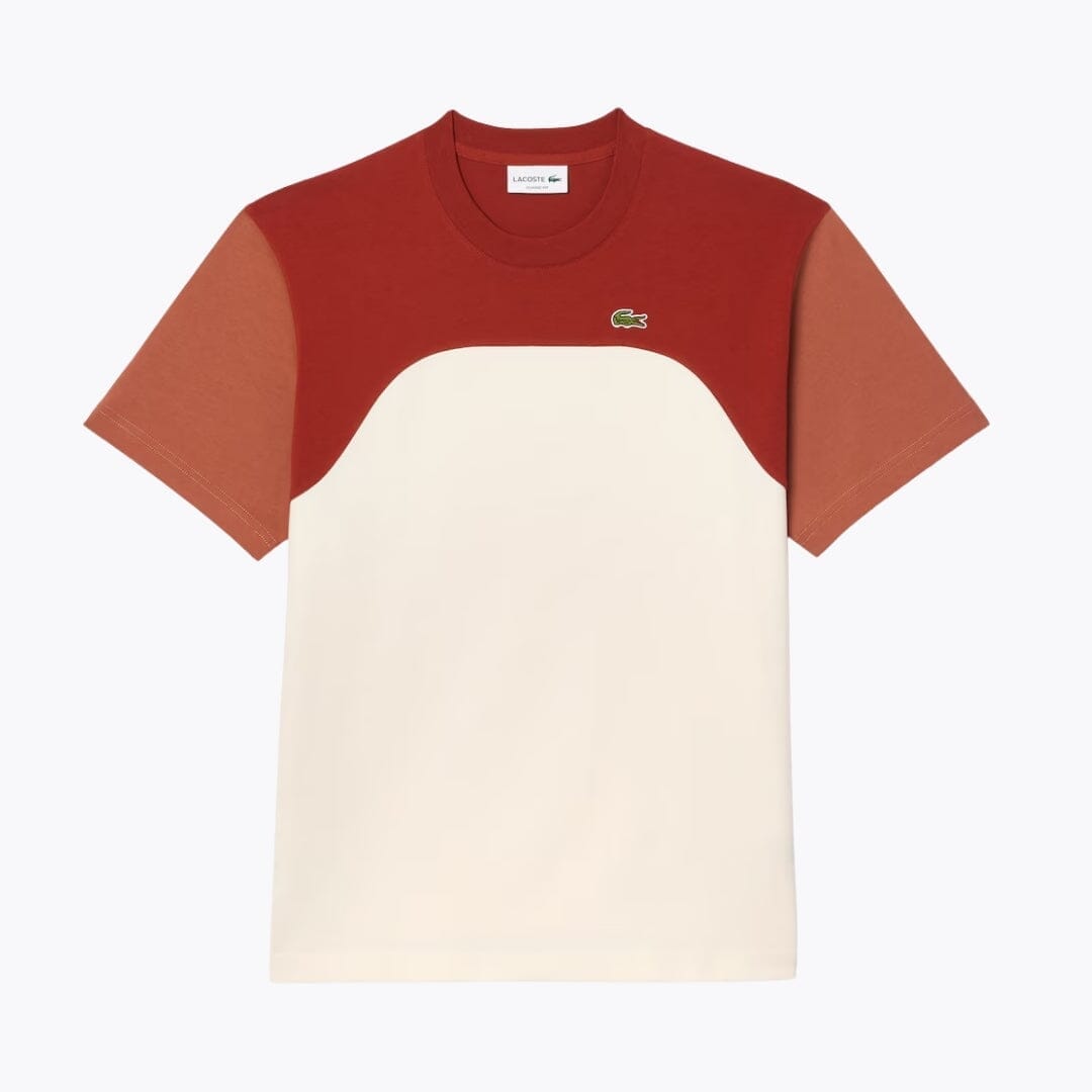 LC Cotton Jersey Colour-Block T-shirt LC Cotton Jersey Colour-Block T-shirt Minha loja White / brown / light brown S 