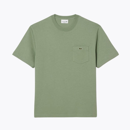 LC Cotton T-shirt with Breast Pocket LC Cotton T-shirt with Breast Pocket Minha loja Green S 