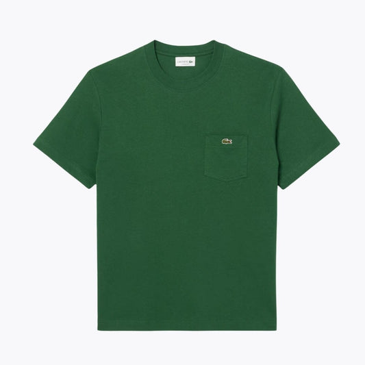 LC Cotton T-shirt with Breast Pocket LC Cotton T-shirt with Breast Pocket Minha loja Pine green S 