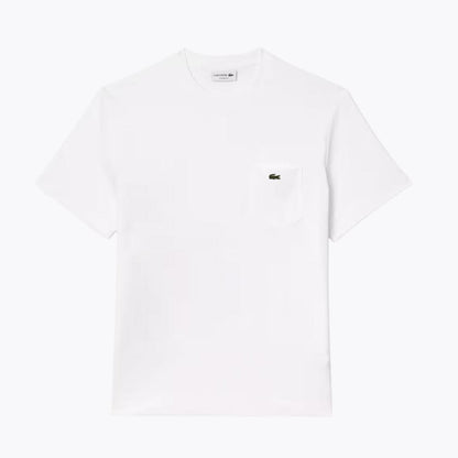 LC Cotton T-shirt with Breast Pocket LC Cotton T-shirt with Breast Pocket Minha loja White S 