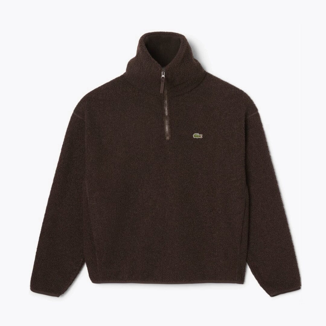 LC High Zipped Neck Polar Fleece Sweatshirt LC High Zipped Neck Polar Fleece Sweatshirt Minha loja Brown S 