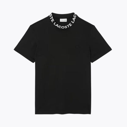 LC Jacquard Branded Piqué T-shirt LC Jacquard Branded Piqué T-shirt Minha loja Black S 
