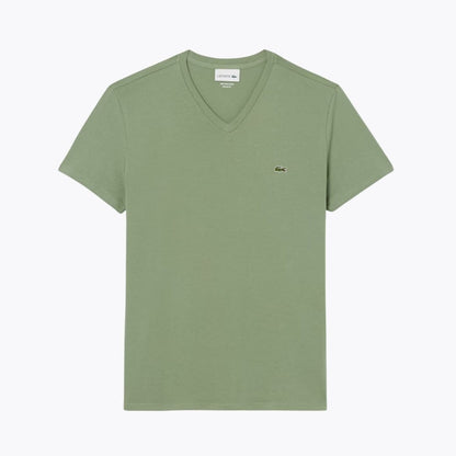 LC Lightweight Cotton Pima V Neck T-shirt LC Lightweight Cotton Pima V Neck T-shirt Minha loja Green S 