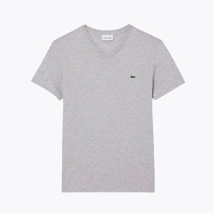 LC Lightweight Cotton Pima V Neck T-shirt LC Lightweight Cotton Pima V Neck T-shirt Minha loja Light grey S 