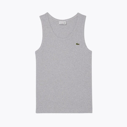 LC Slim Fit Ribbed Cotton Tank Top LC Slim Fit Ribbed Cotton Tank Top Minha loja Light grey S 
