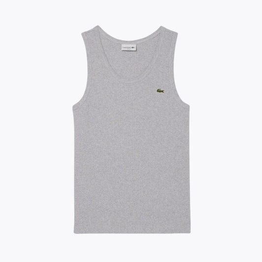 LC Slim Fit Ribbed Cotton Tank Top LC Slim Fit Ribbed Cotton Tank Top Minha loja Light grey S 