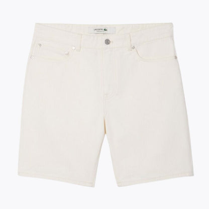 LC Straight Fit Denim Bermuda Shorts LC Straight Fit Denim Bermuda Shorts Minha loja White S 