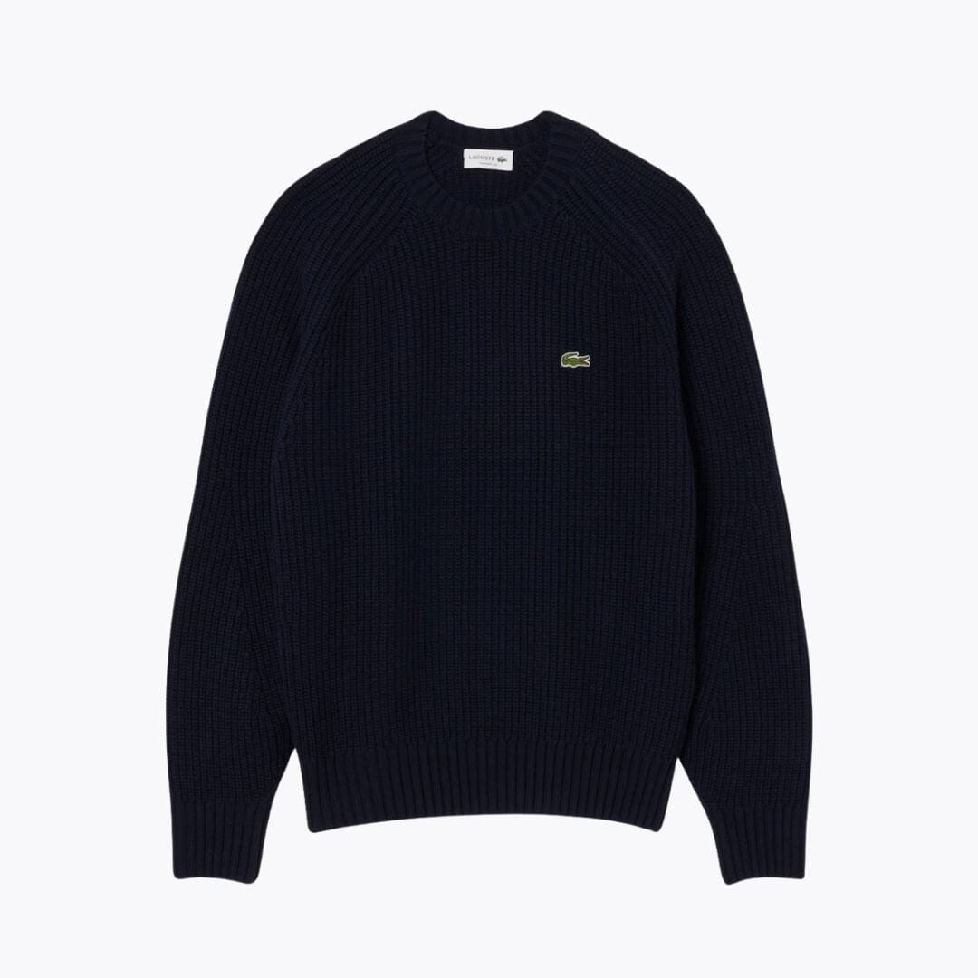 LC Thick Carded Wool Crew Neck Sweater LC Thick Carded Wool Crew Neck Sweater Minha loja Midnight blue S 