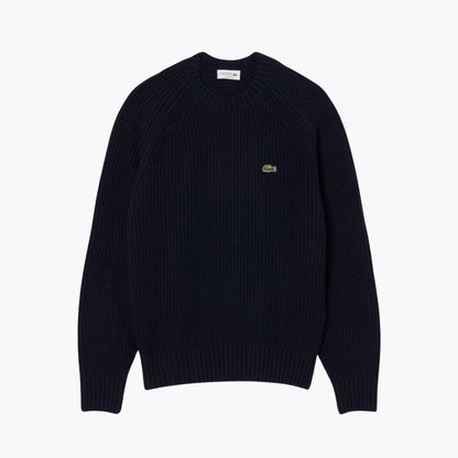 LC Thick Carded Wool Crew Neck Sweater LC Thick Carded Wool Crew Neck Sweater Minha loja Midnight blue S 