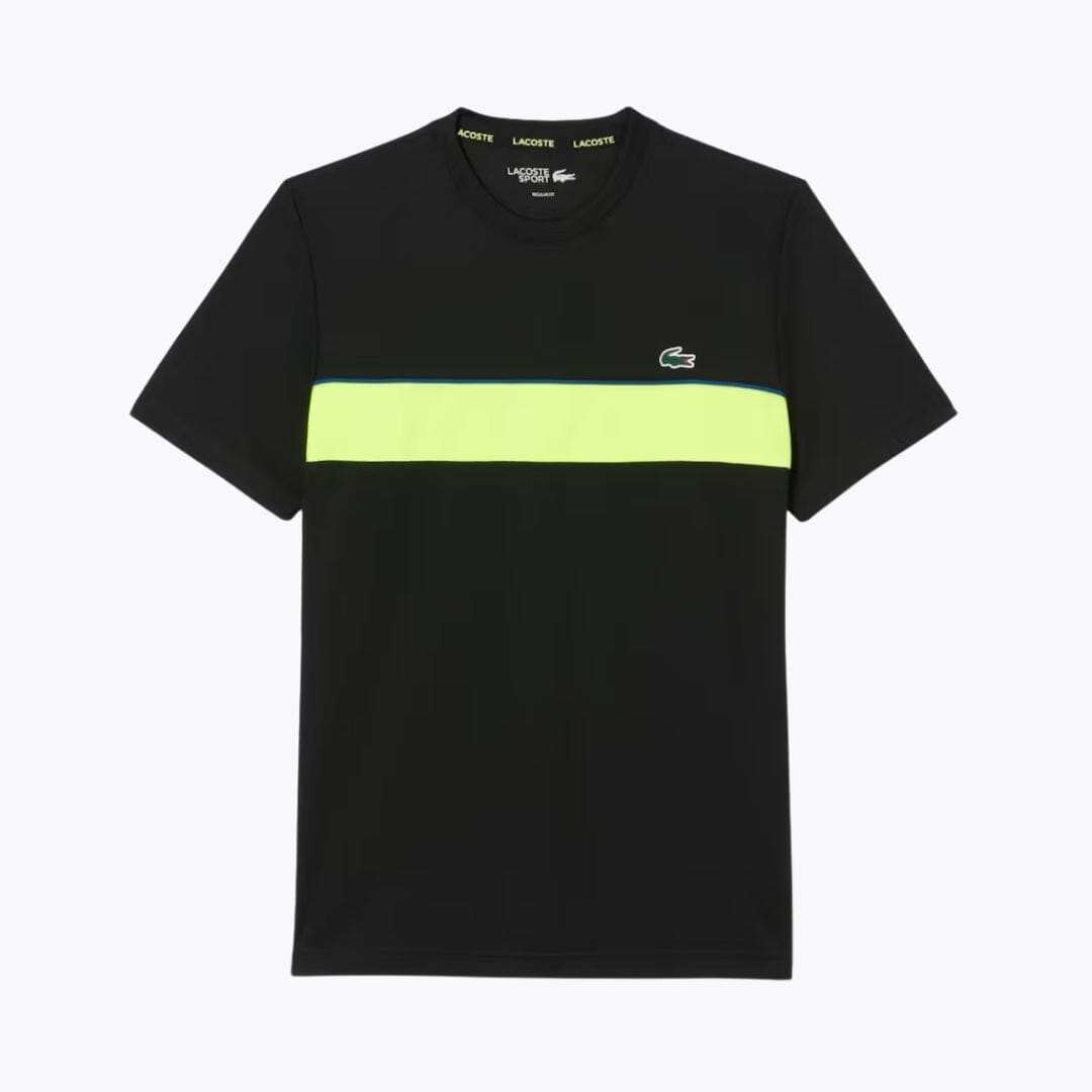 LC Ultra Dry Printed Tennis T-shirt LC Ultra Dry Printed Tennis T-shirt Minha loja Black / flashy yellow S 